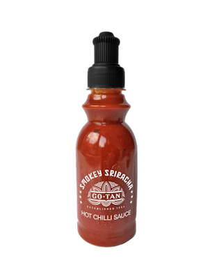 Go-Tan Smokey Sriracha sauce 215ml hot