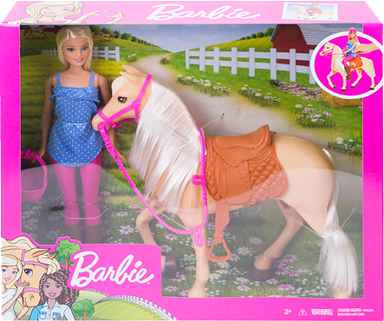 Barbie Nukke ja hevonen