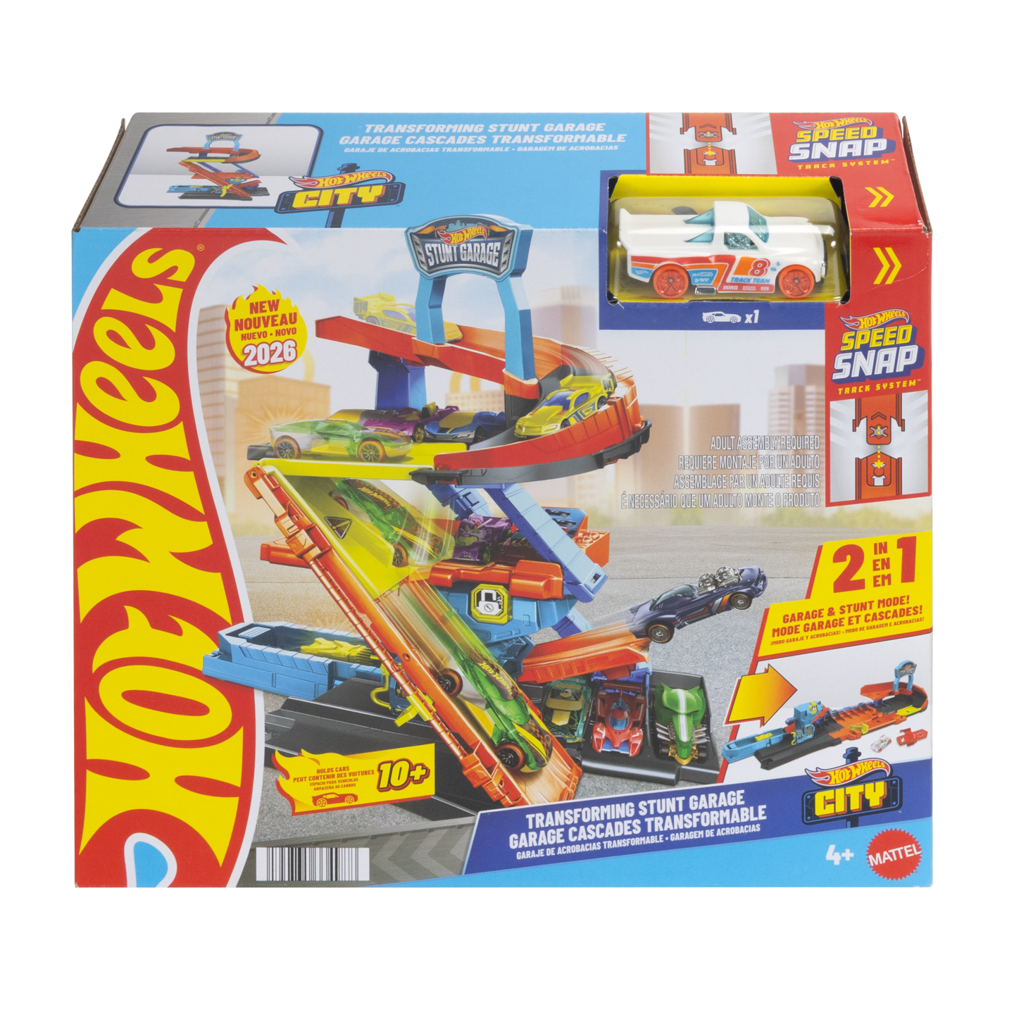 Hot Wheels City Transforming Stunt Garage -Parkkitalo