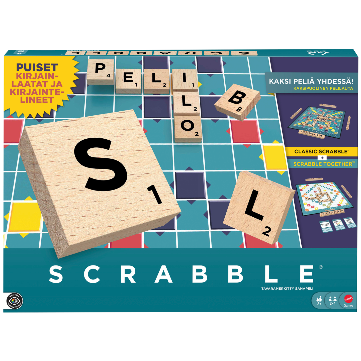 Scrabble Wood Edition -sanapeli