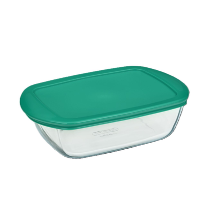 Cook&Store lasivuoka 28X15cm vihreä kans