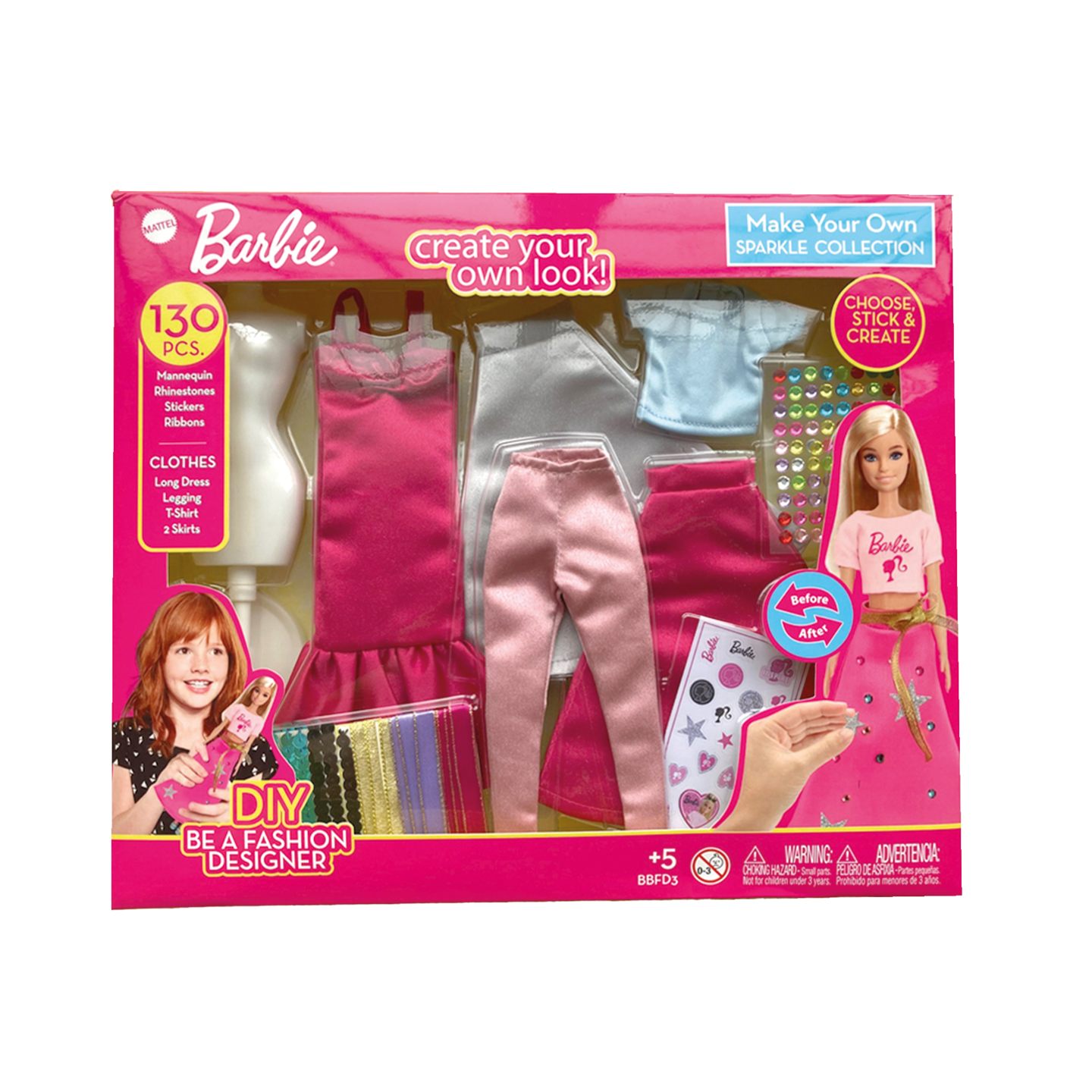 Barbie Make Your Own Doll Clothes Sparkl