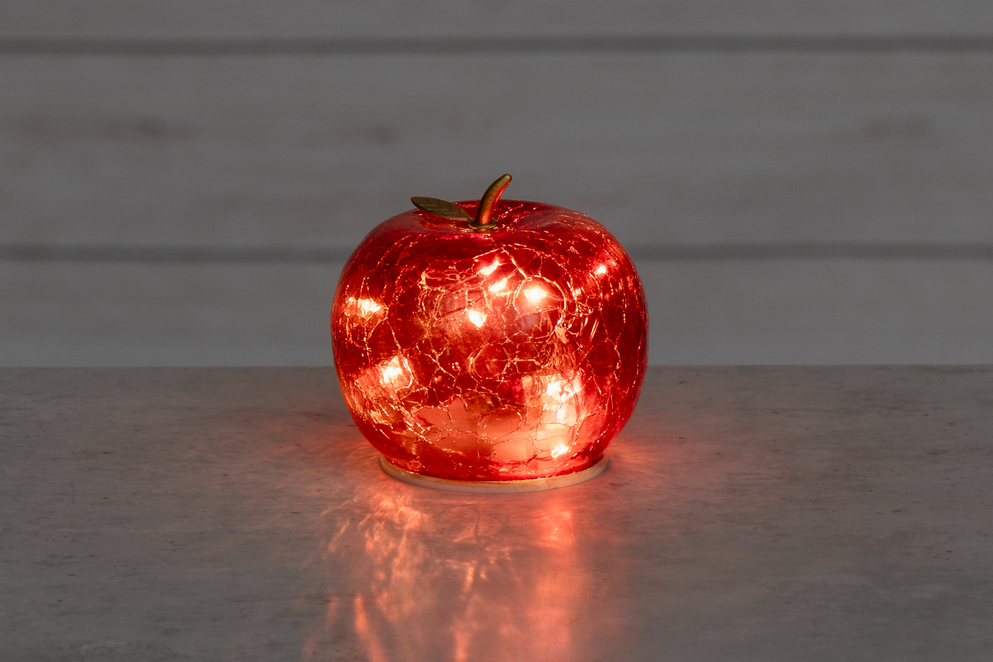 Finnlumor LED-omena 10 cm punainen