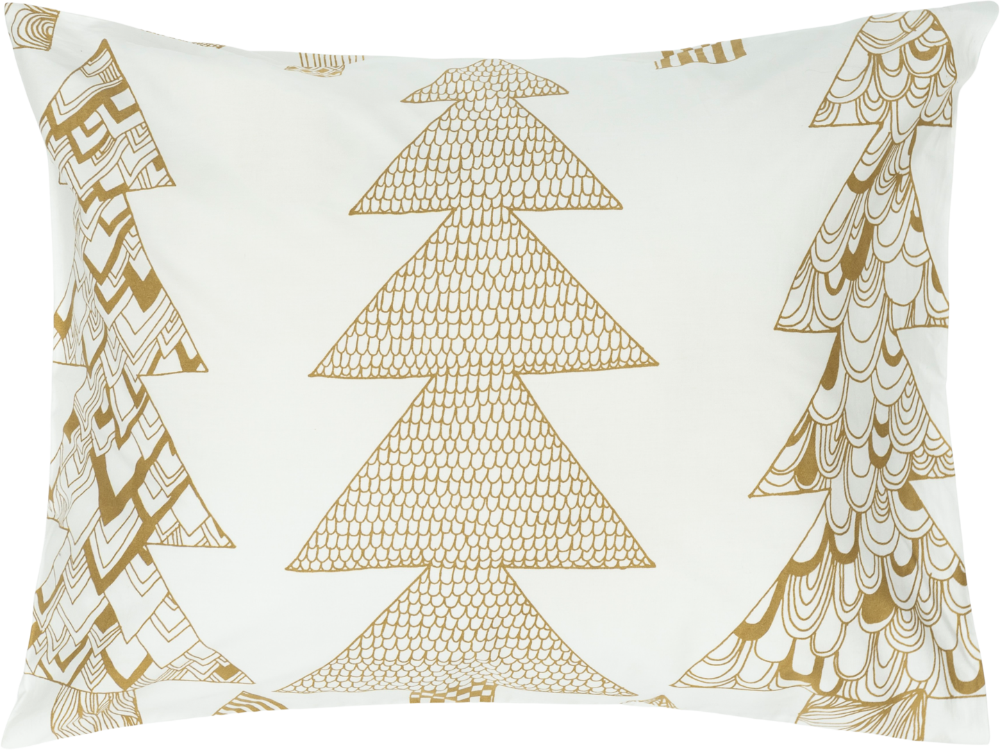 Marimekko Kuusikossa pussilakanasetti 150x210 cm beige-valkoinen