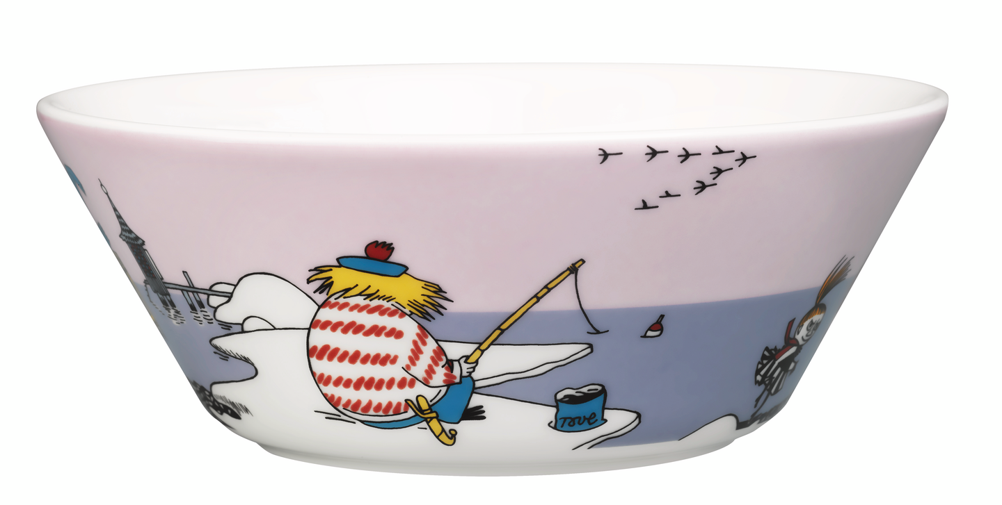 Moomin Arabia Muumi kulho 15 cm Tuutikki violetti
