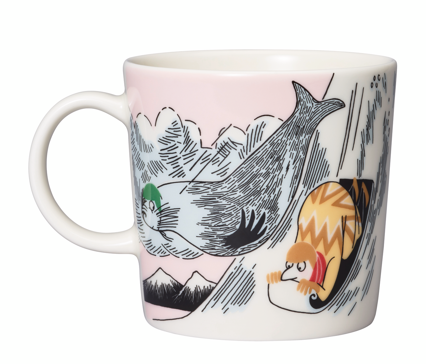 Moomin Arabia muki 0,3 l Mäenlasku