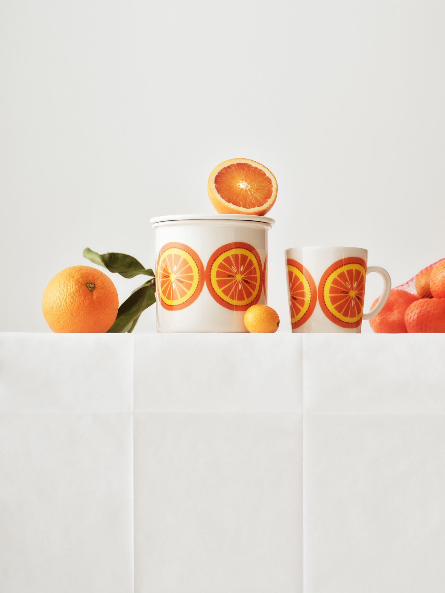 Arabia Pomona muki 0,3 l appelsiini