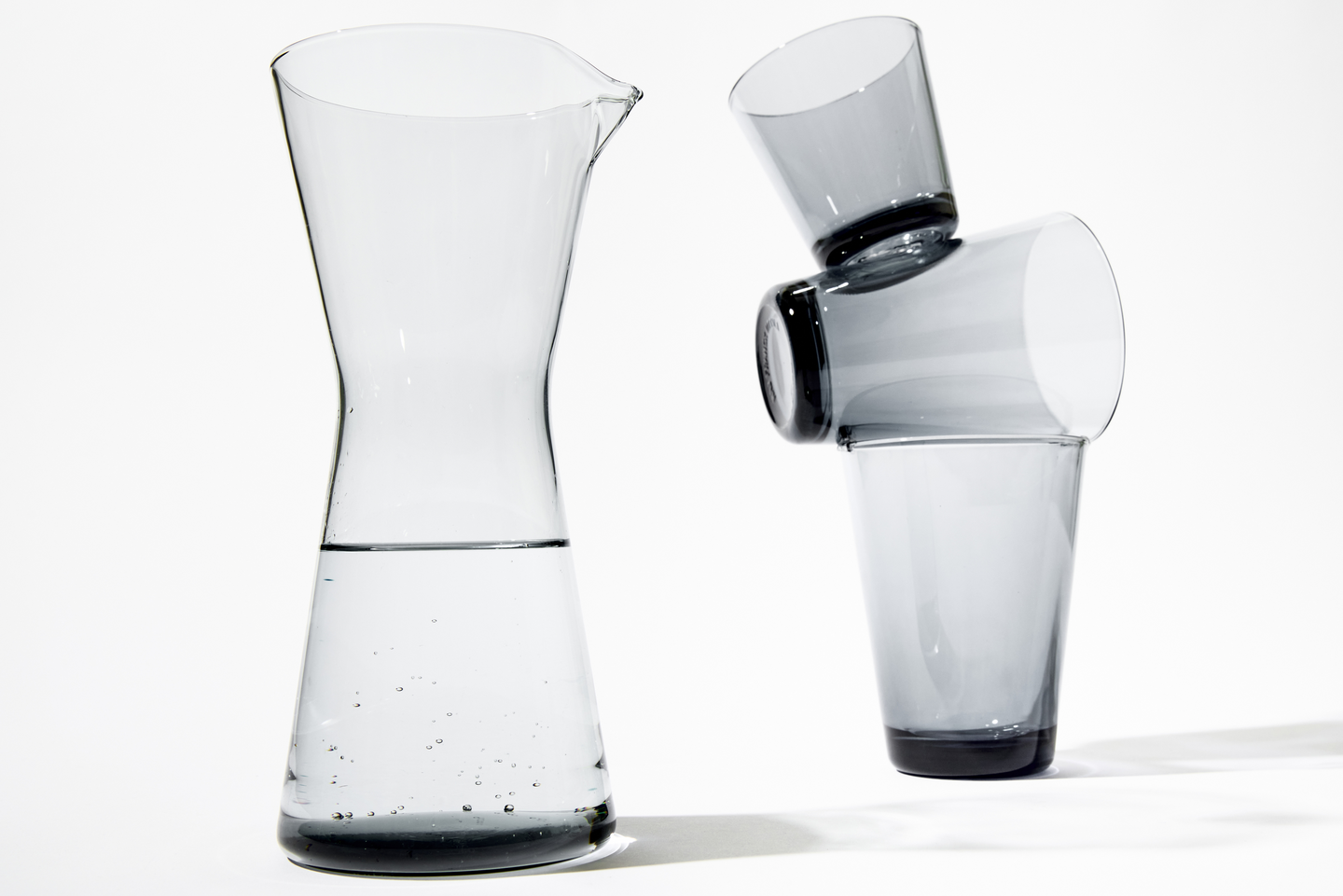 Iittala Kartio juomalasi 40 cl harmaa 2 kpl