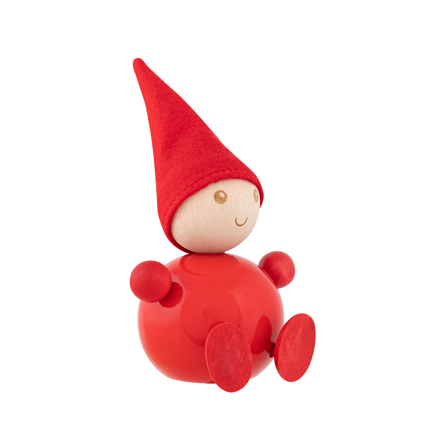 Aarikka Tonttu istuja punainen