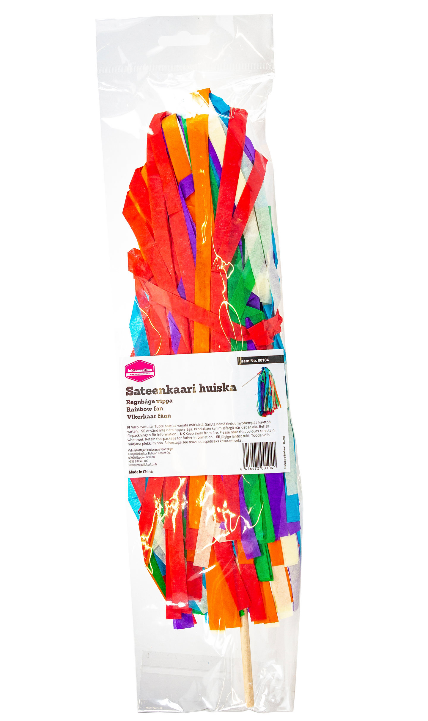 Vappuviuhka sateenkaari