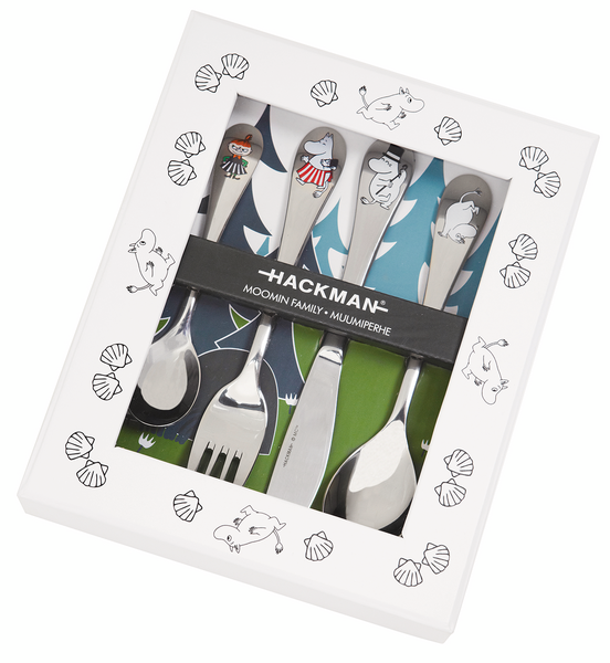 Hackman Muumi lasten aterinsetti Perhe