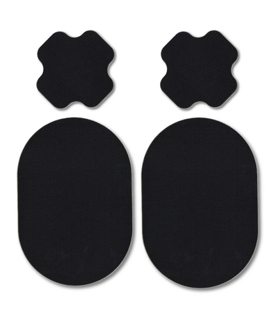 Vaatelaastari FabPatch Extreme Black 4kpl