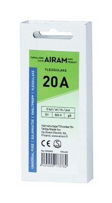 Airam yleissulake 20A, 5 kpl