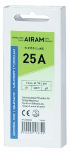 Airam yleissulake 25A, 5 kpl