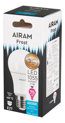 Airam LED pakkaslamppu E27 1055lm 840