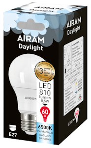 Airam LED daylight lamppu E27 840lm 865