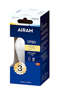 Airam Otso LED vakio E27 1100lm opal