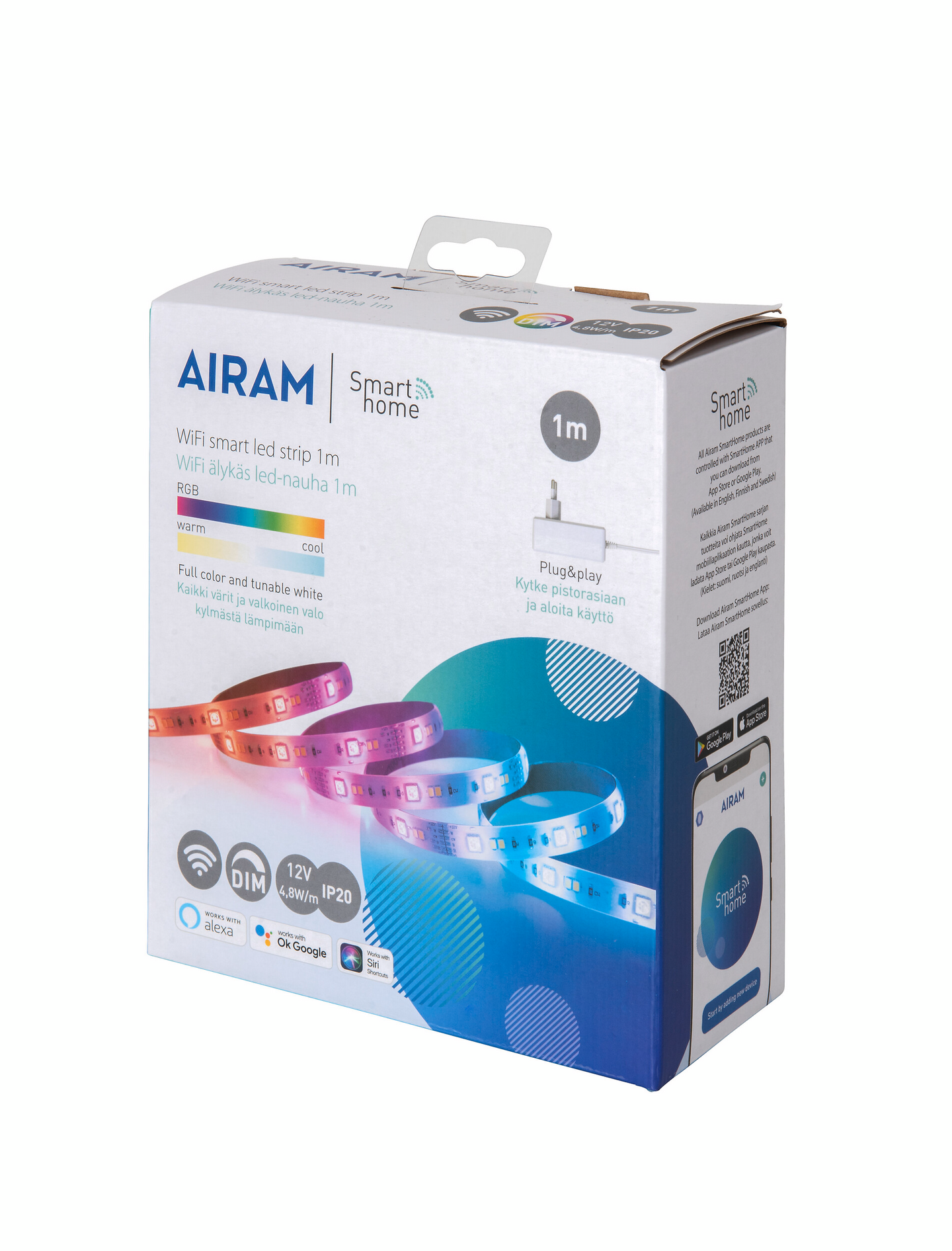 Smart Strip 1m 12V RGB-TW 2700-6500K