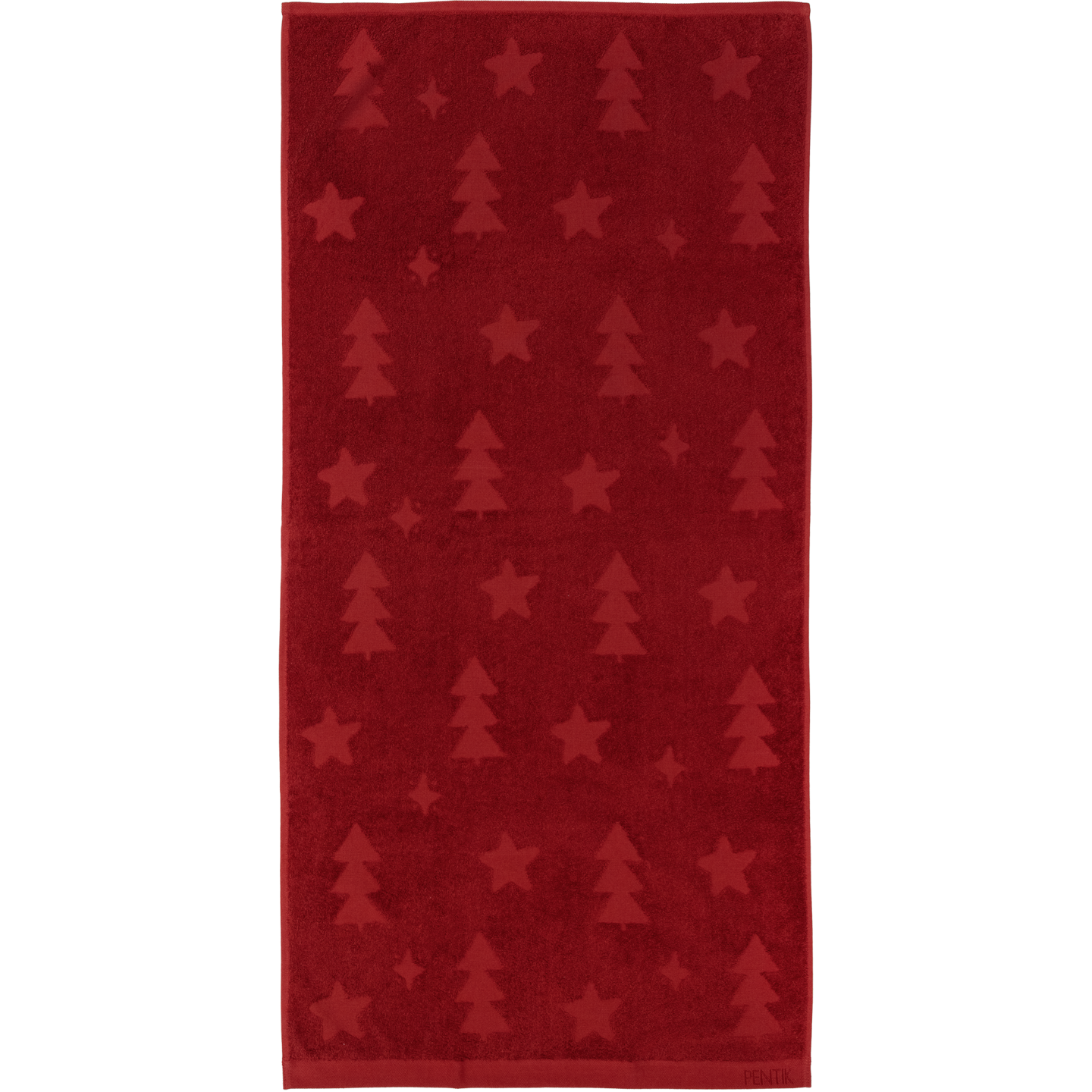 Pentik Aatto kylpypyyhe 70x140 cm punainen