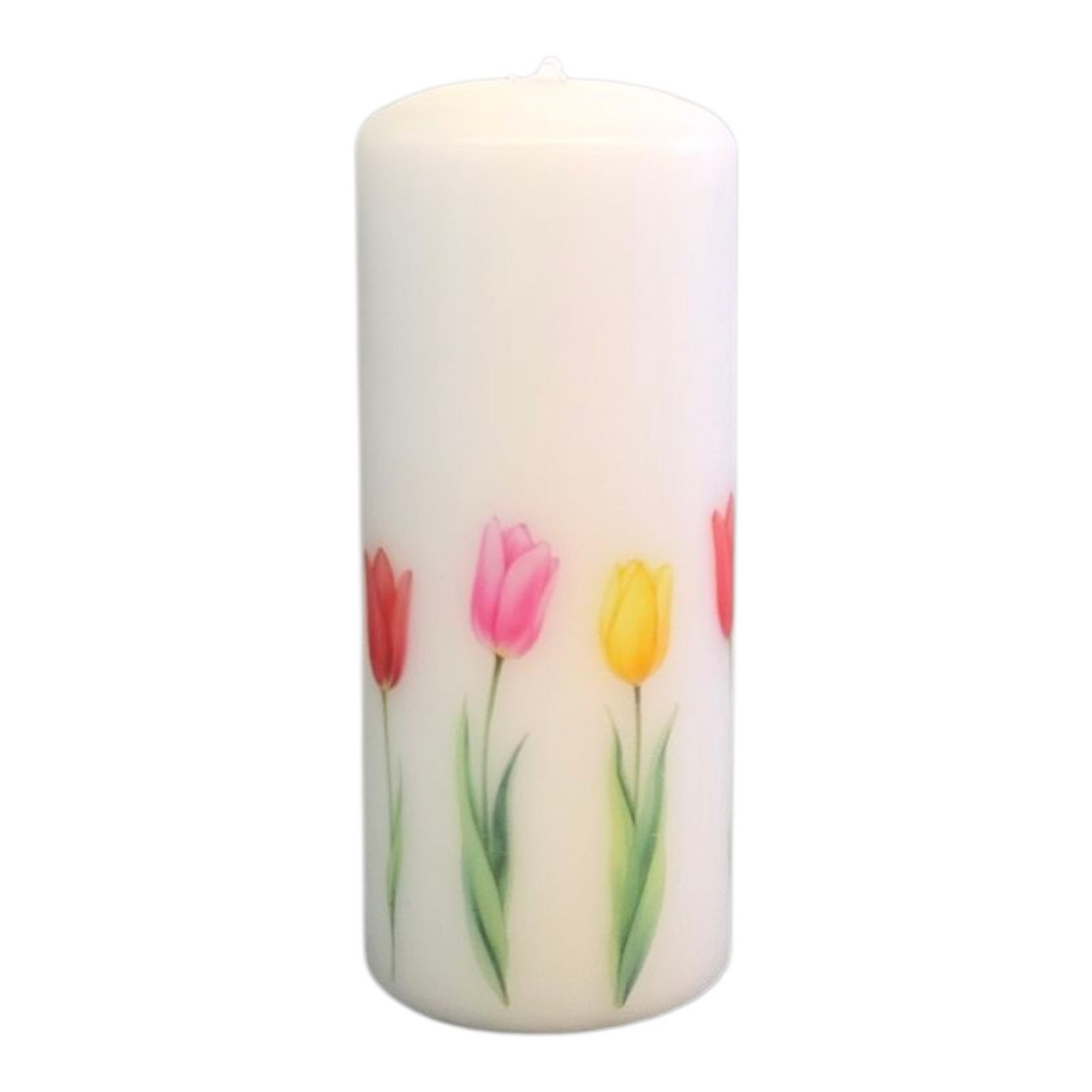 Puttipaja kesäkynttilä 6x14cm Tulppaanit