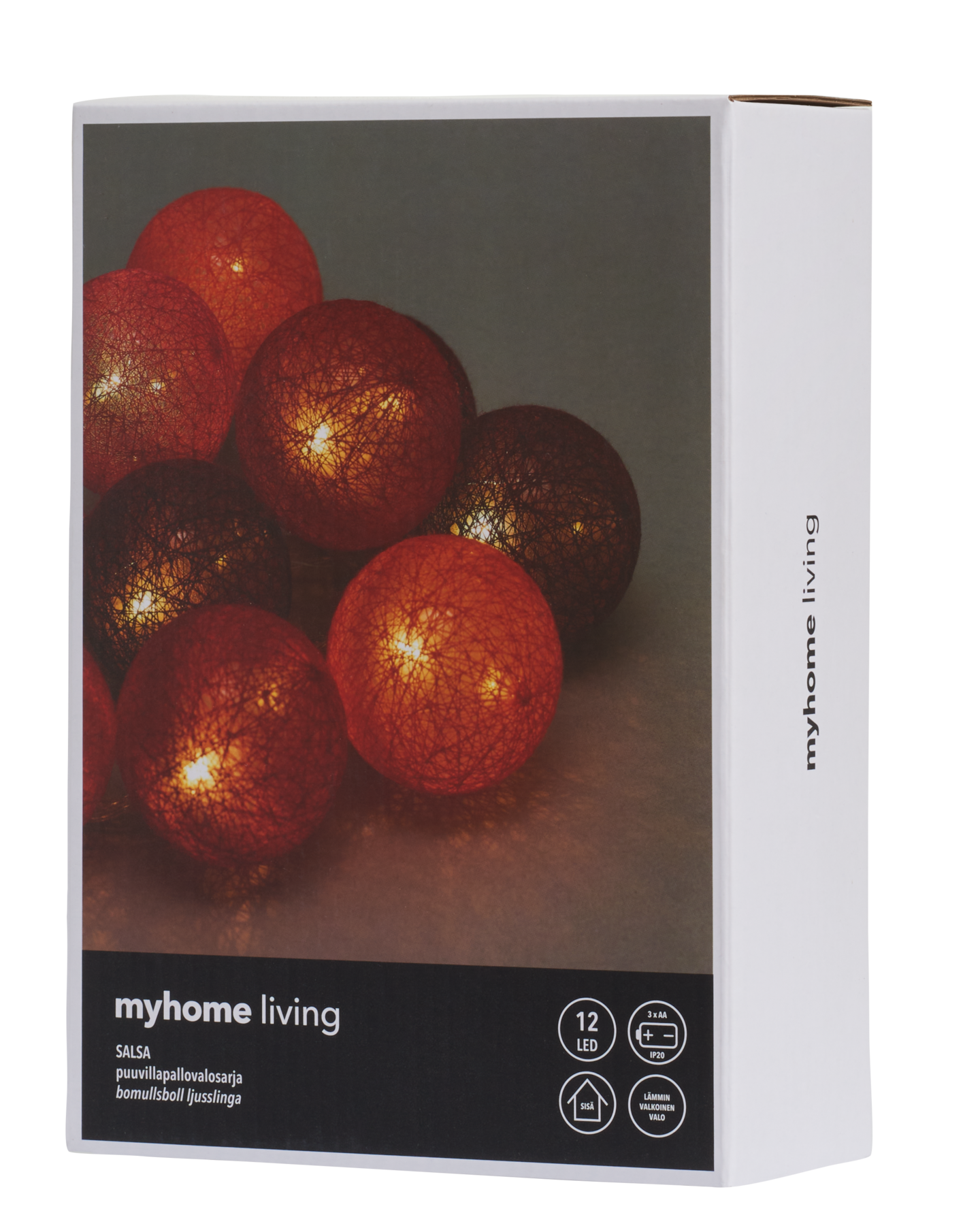 myhome Salsa pallovalosarja 12 LED