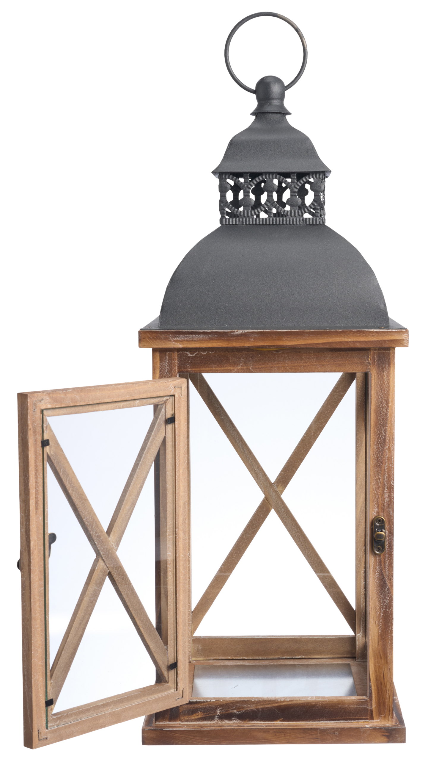 myhome Rustiikki lyhty 45cm ruskea