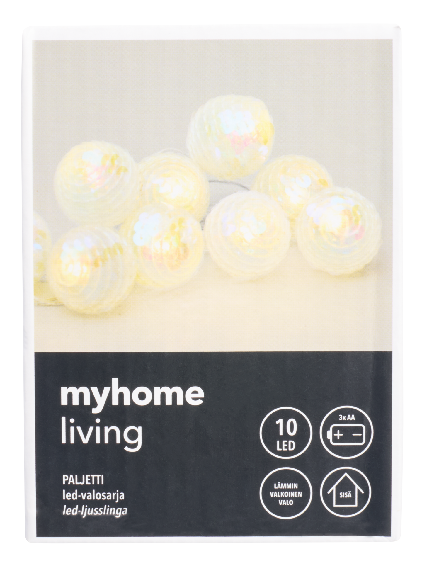 myhome Paljetti led-valosarja 10 LED