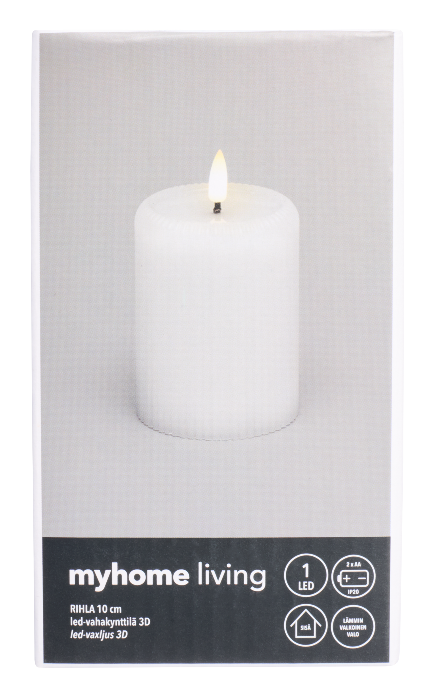 myhome led-vahakynttilä 10cm