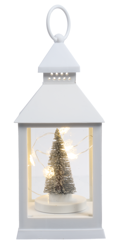 myhome Lumihiutale LED-lyhty 24cm valkoinen