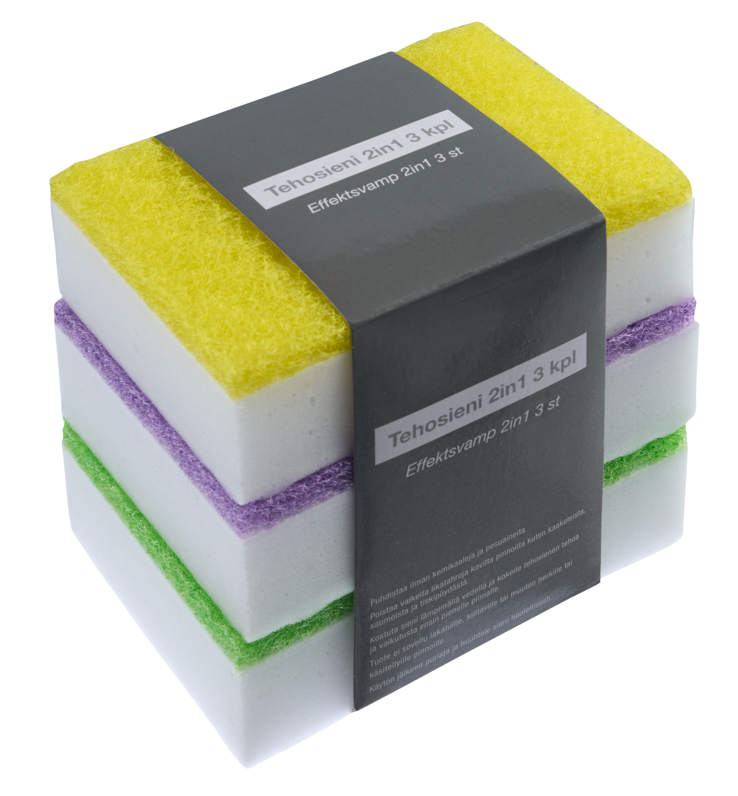 Tehosieni 2in1 3 kpl pkt