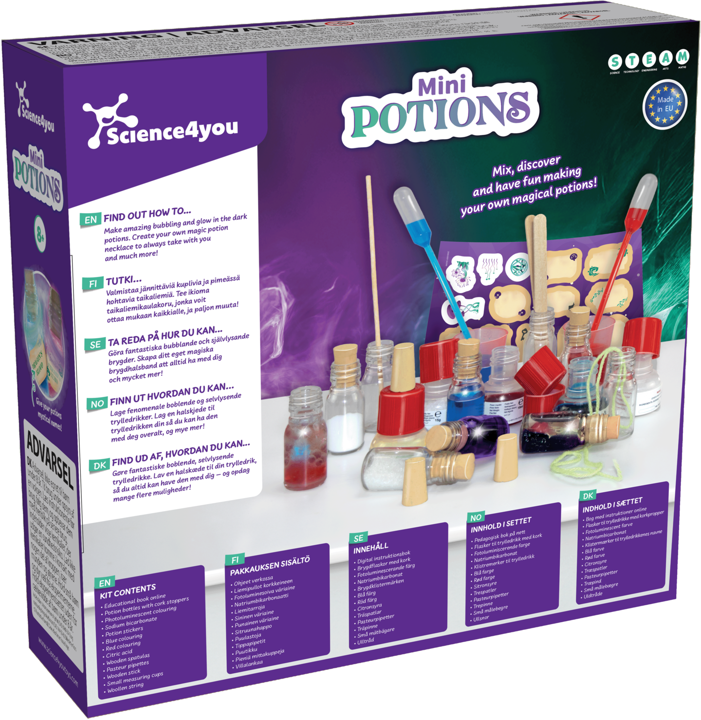 Science4You Mini Potions tiedesetti