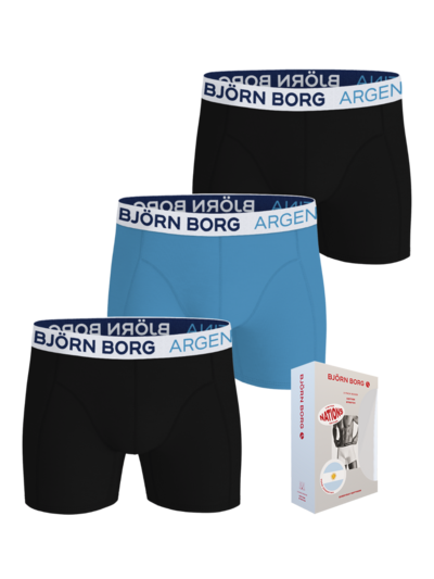 Björn Borg Cotton Stretch Bokserit 3kpl/pkt Argentina