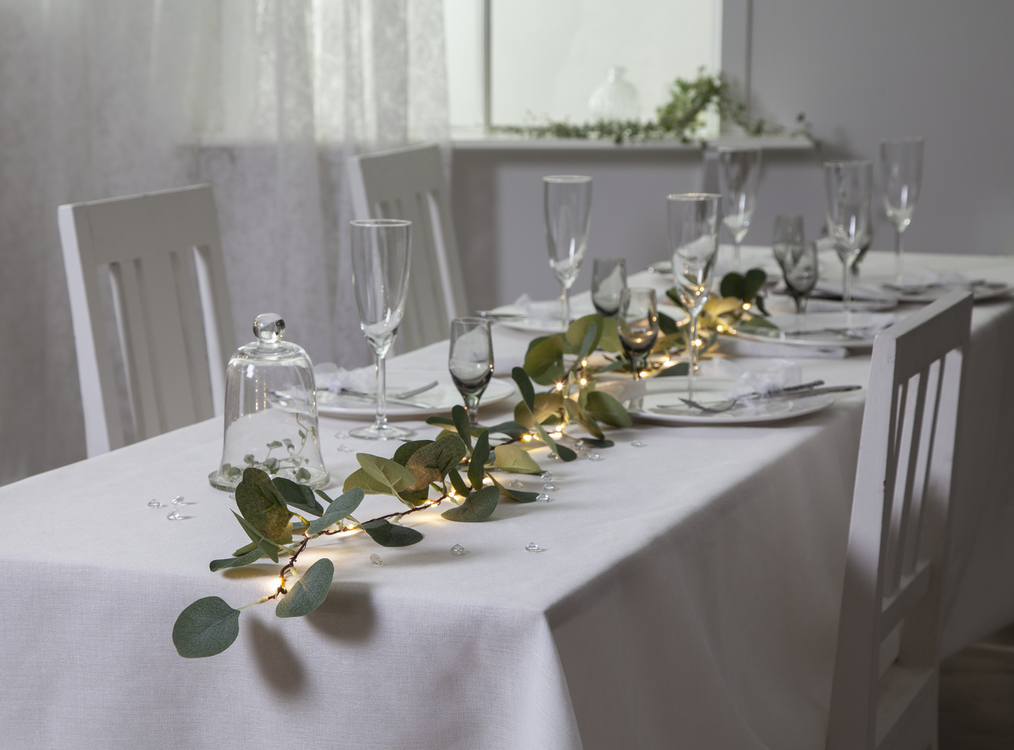 Star Eucalyptus LED-valoköynnös 180 cm