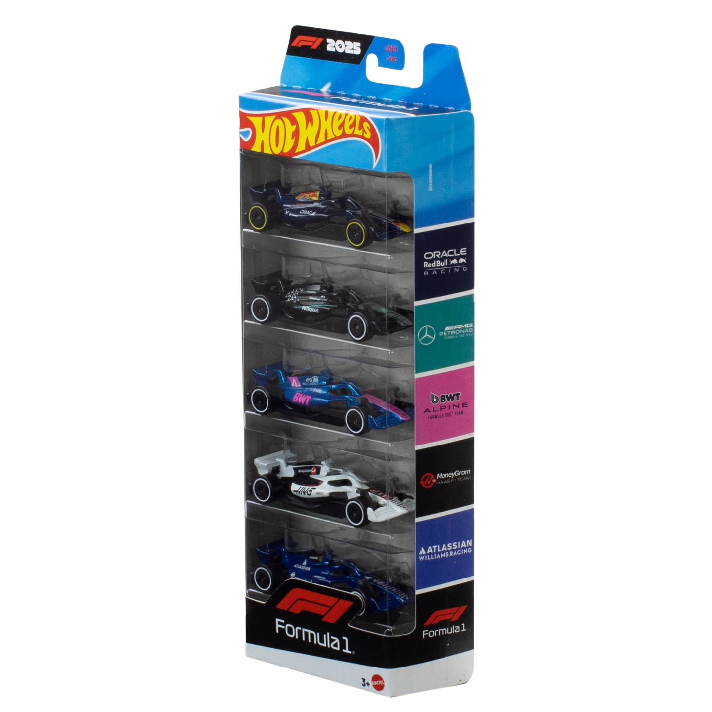 Hot Wheels F1 Race 5kpl pikkuautosetti