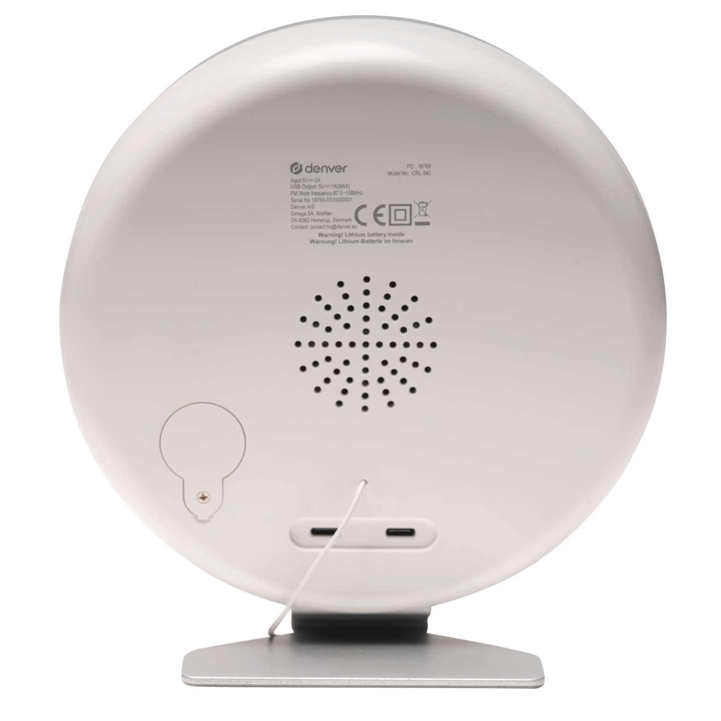 Denver CRL-342 -FM-kelloradio herätysvalolla