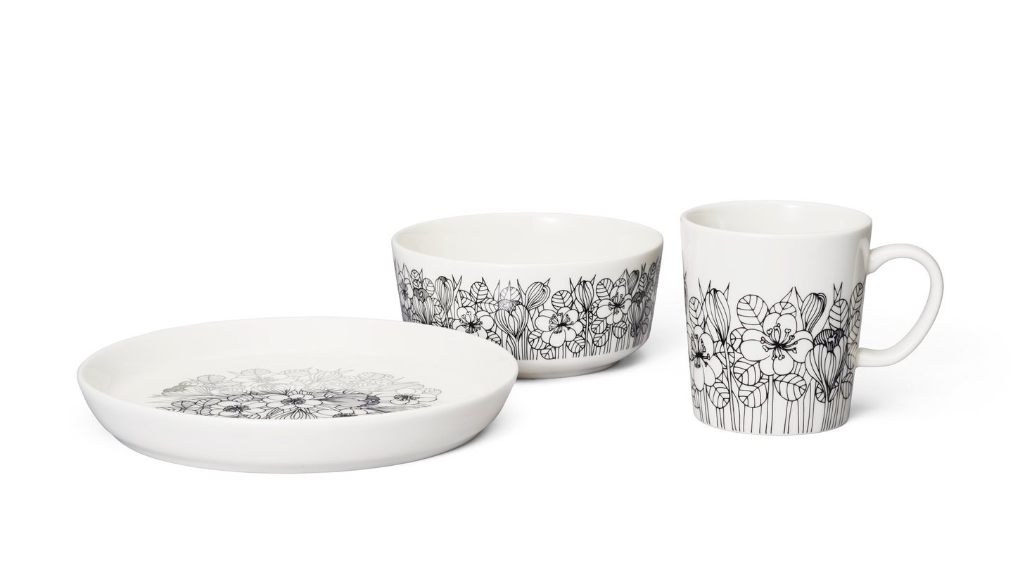 Arabia Krokus muki 0,3 l musta