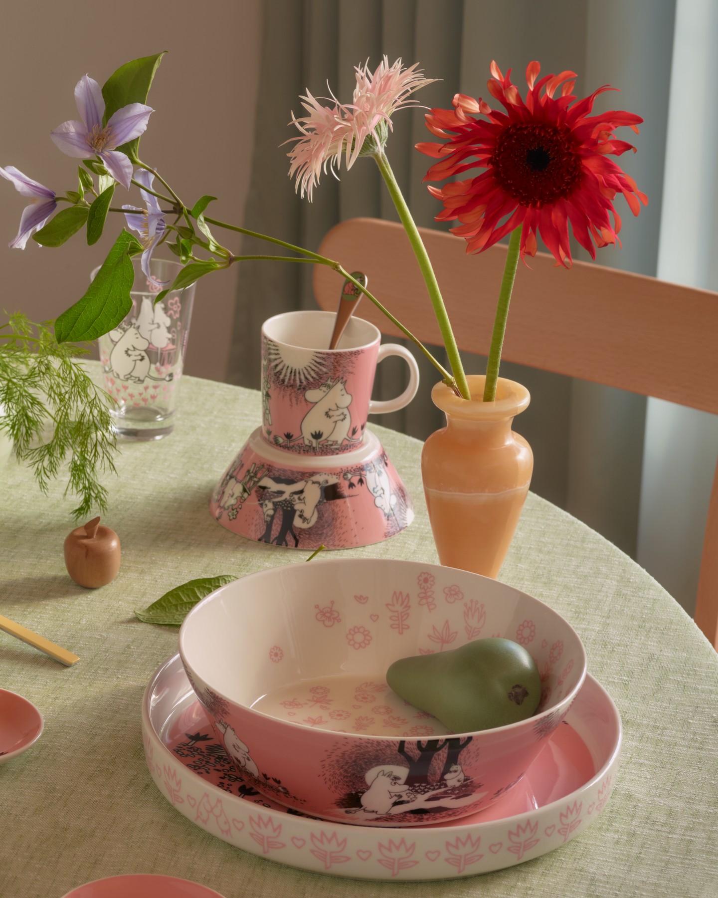 Moomin Arabia piirakkavuoka 28 cm Rakkaus 30