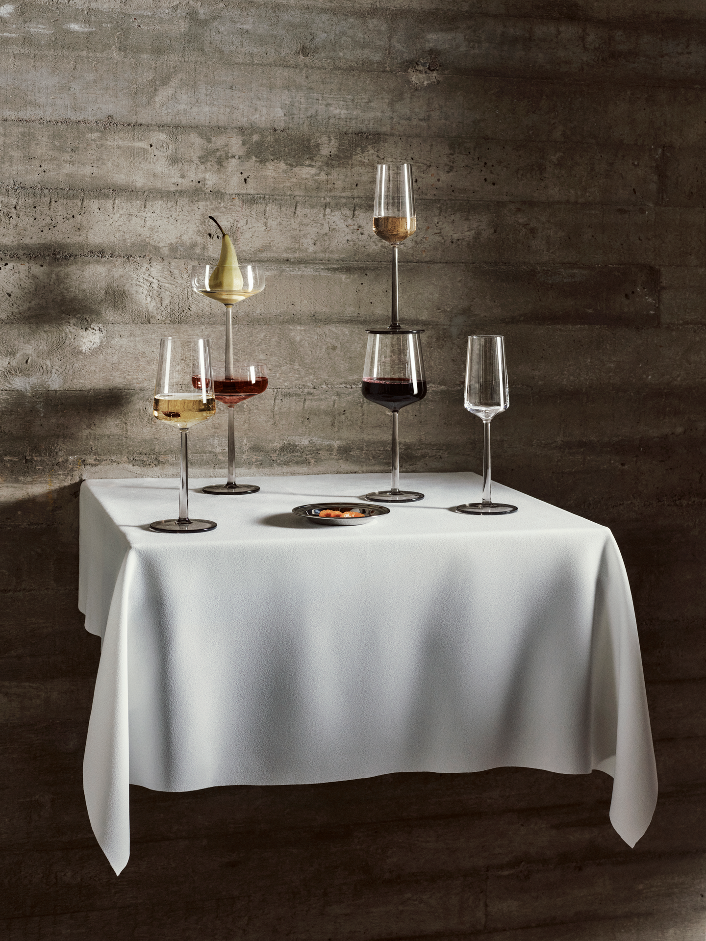 Iittala Essence punaviinilasi 45 cl 2 kpl pellava