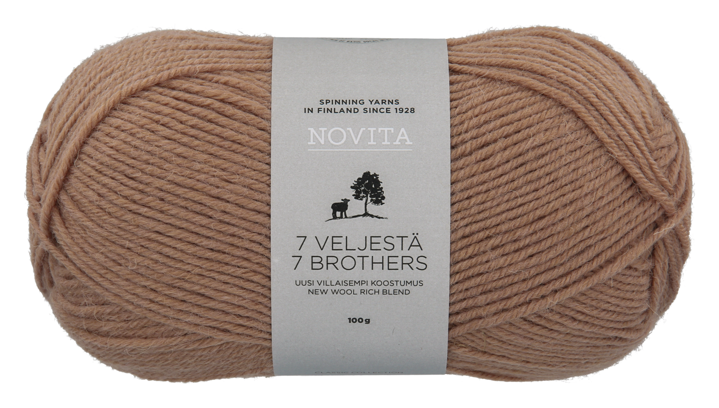 Novita 7 Veljestä 100g 618 särkkä