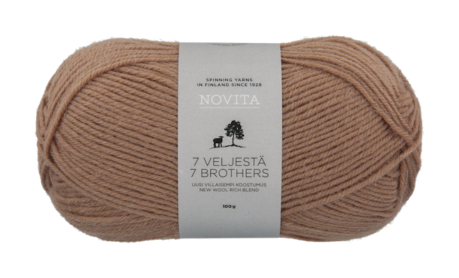 Novita 7 Veljestä 100g 618 särkkä