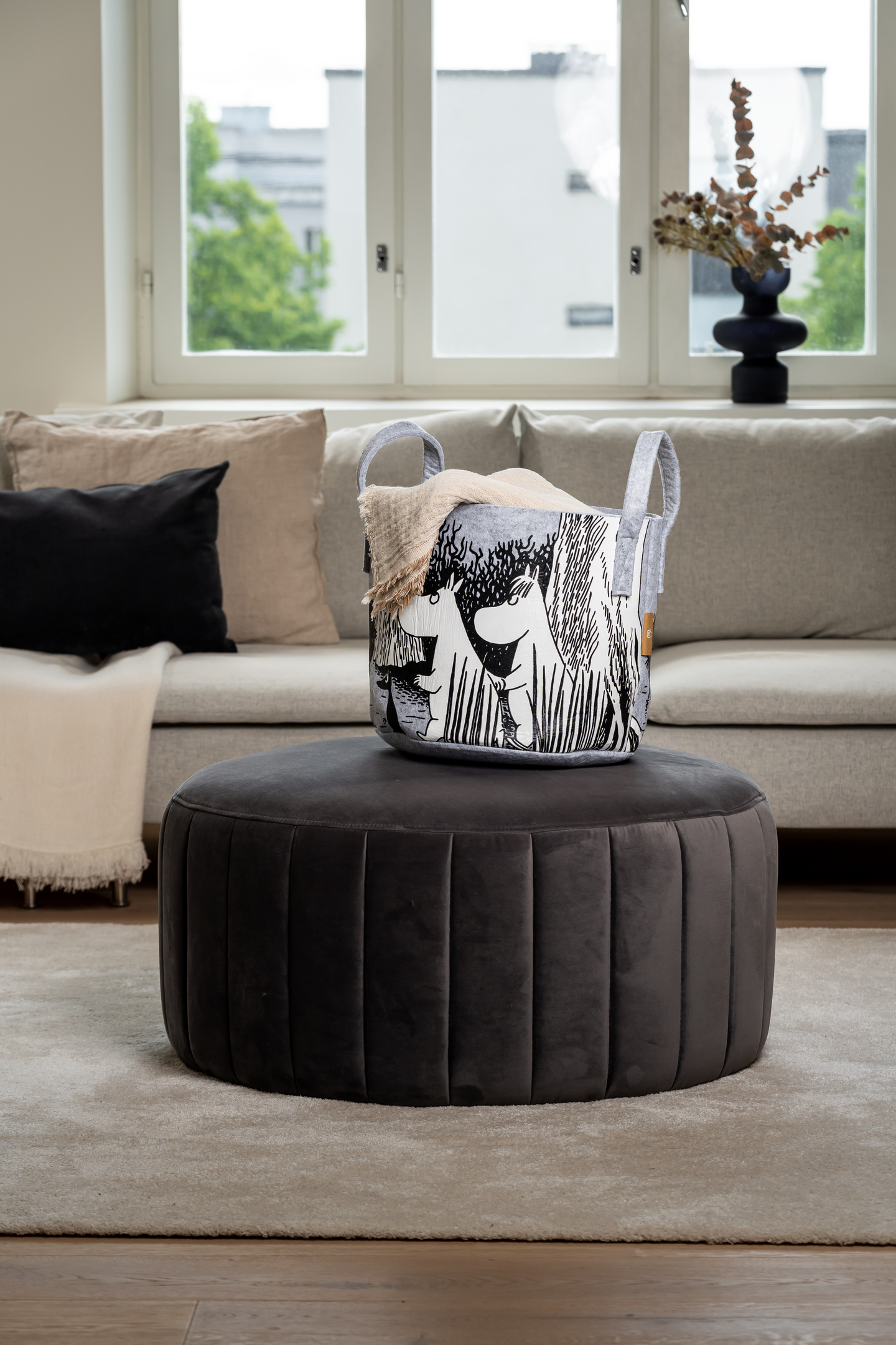 Muurla Muumi säilytyskori Salainen Paikka 30L