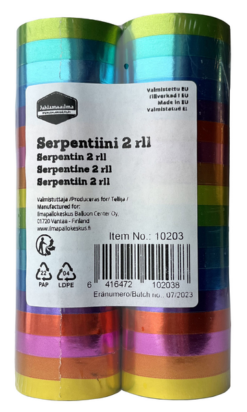 Serpentiini metallihohto sateenkaari 2 rll