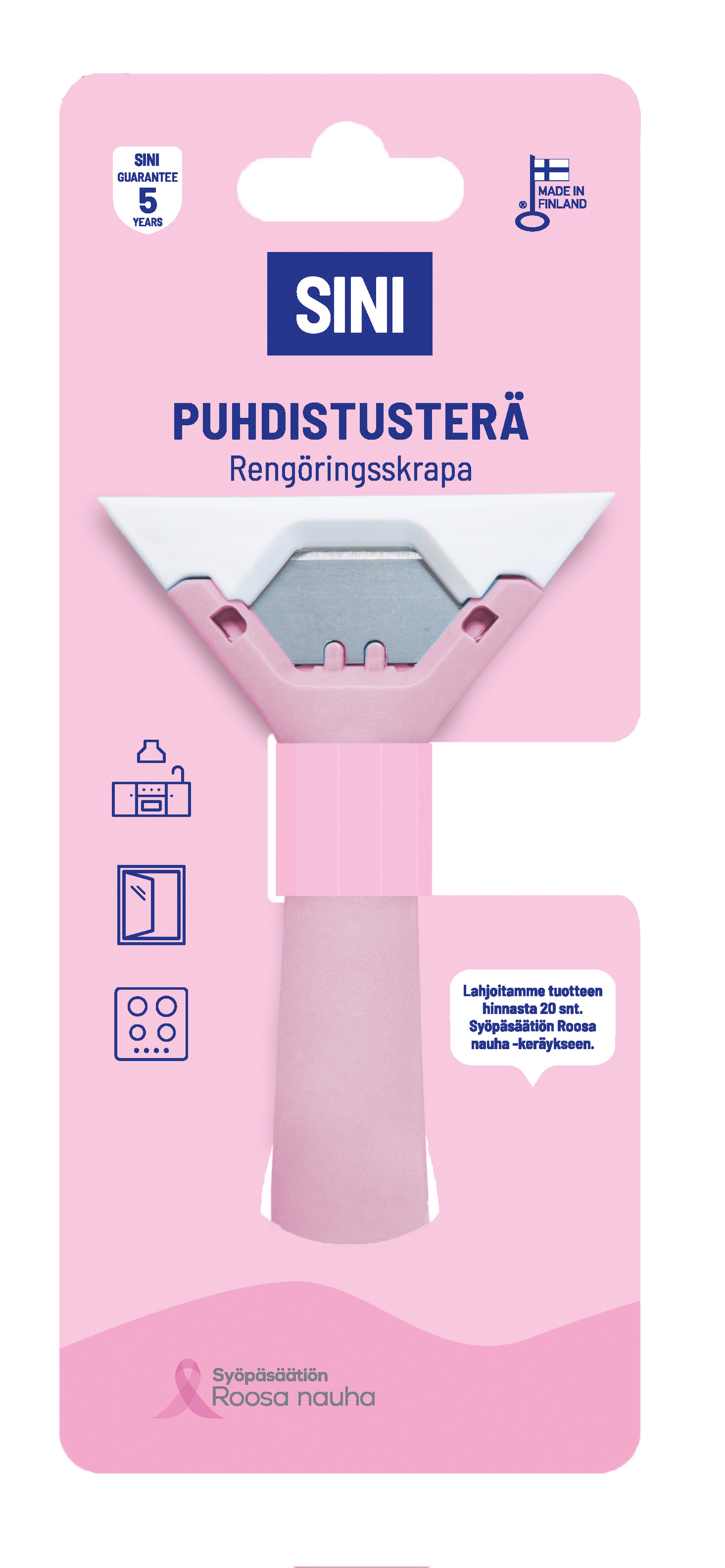 SINI Puhdistusterä, Roosa nauha