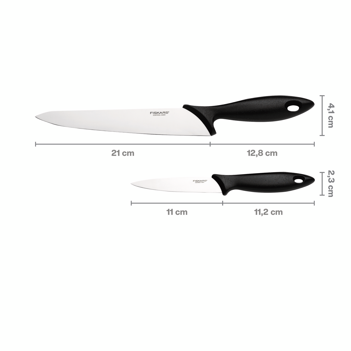 Fiskars Essential kotikokin veitsisetti