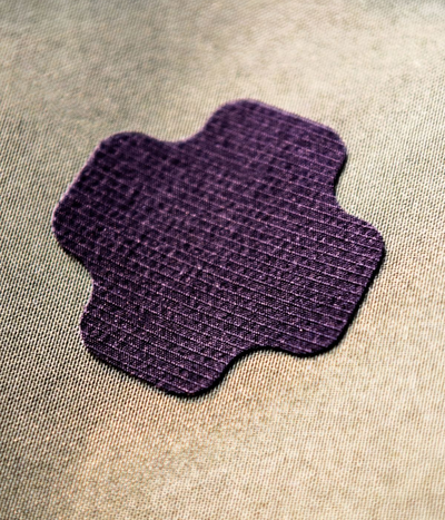 Vaatelaastari FabPatch Extreme Black 4kpl