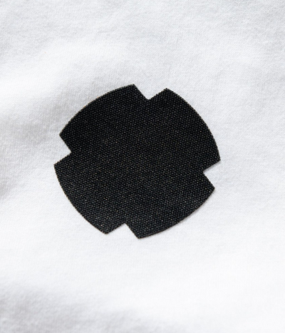 Vaatelaastari FabPatch Stretch Black 4kpl