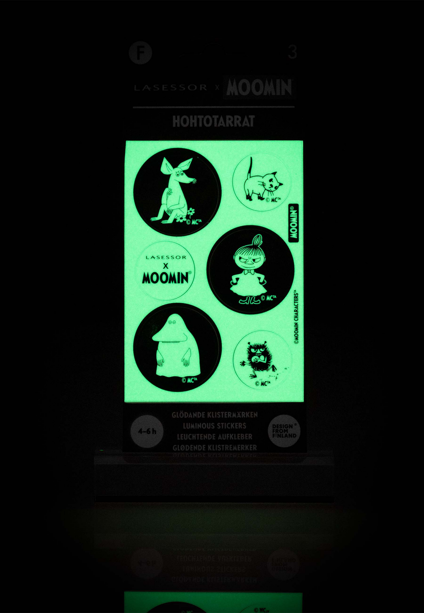 Lasessor X Moomin hohtotarrasetti Nipsu ja kumppanit