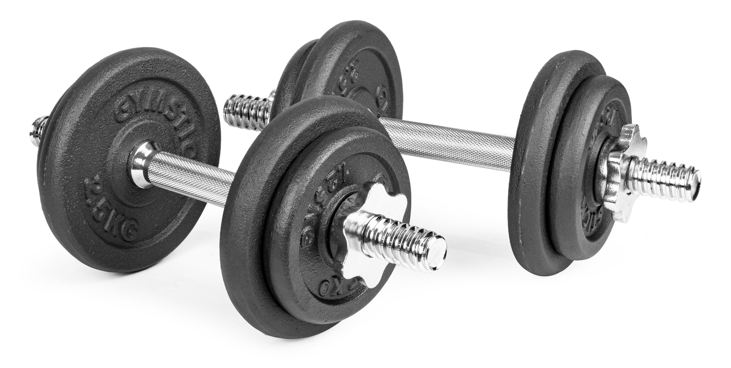 Gymstick säädettävä käsipainot 20 kg