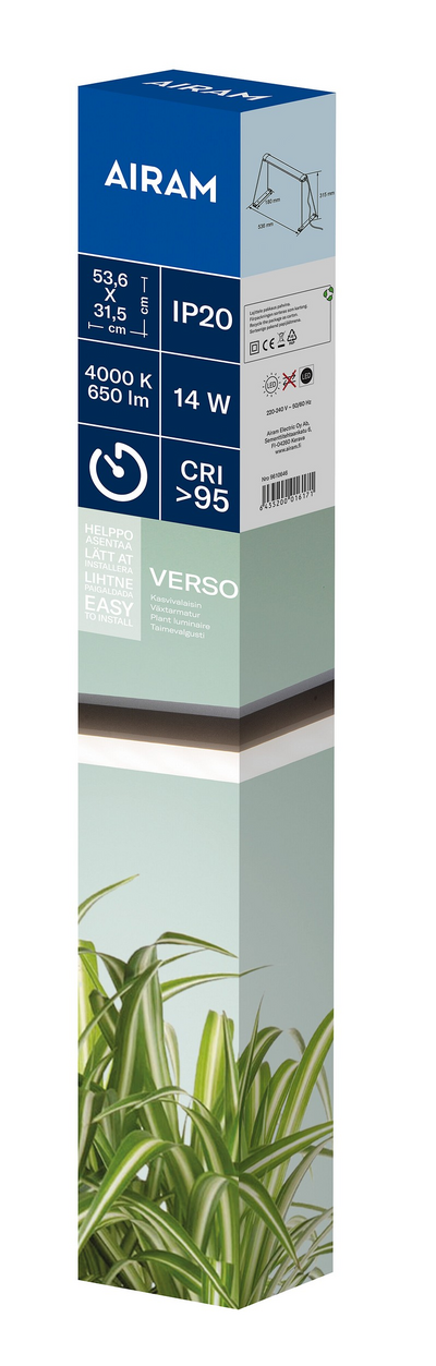 Airam KASVIVALAISIN VERSO 14W/840 750LM