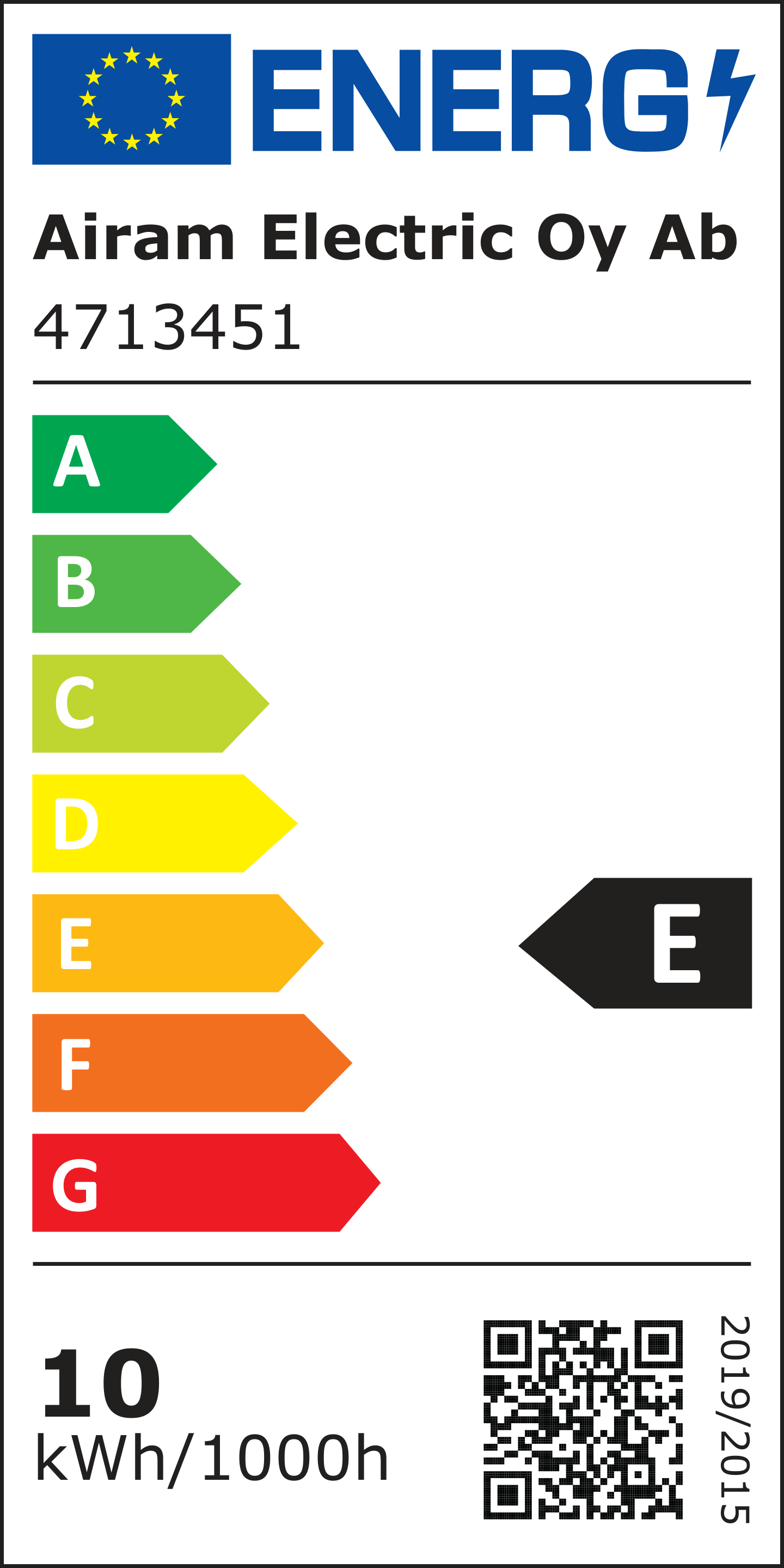Airam LED tubular E27 1055lm 827
